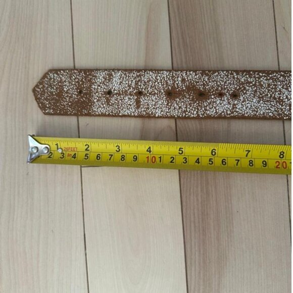 Vintage genuine leather belt from Buffalo Shop, made in Canada - Picture 4 of 8